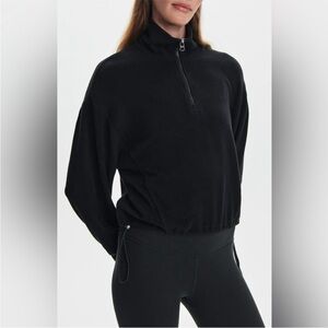 Varley Collett Half Zip Midlayer Restore Jersey Black XS